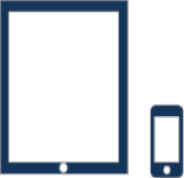 tablet and cell phone icon